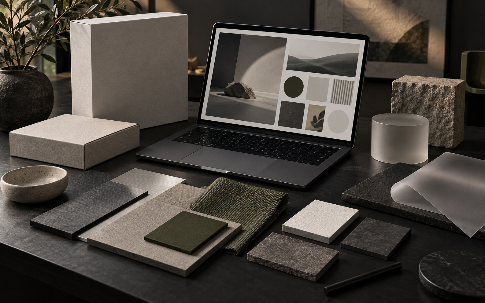 Natura brand system moodboard